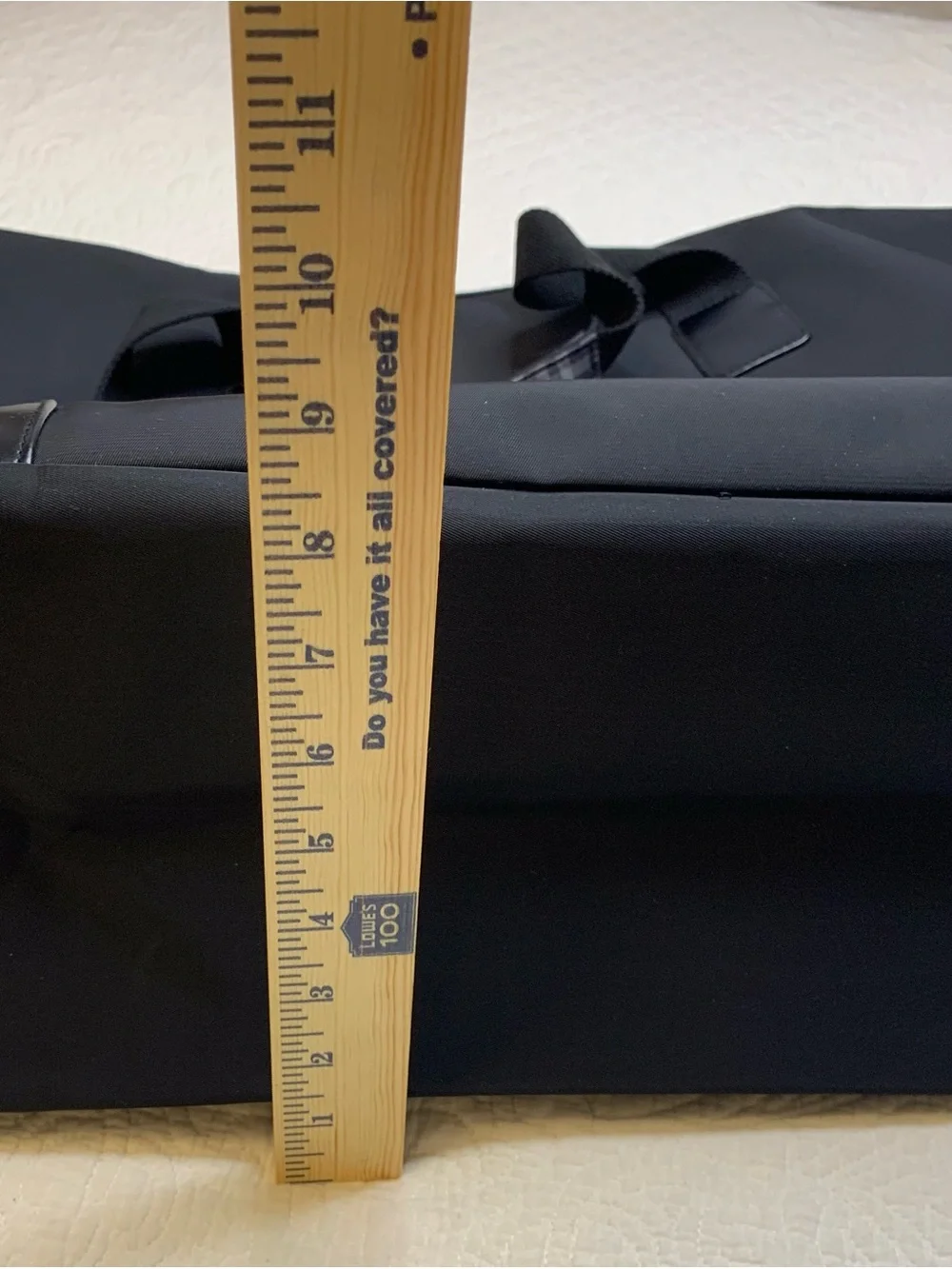 Authentic Burberry Fragrance Black Nylon Weekend Overnight Bag